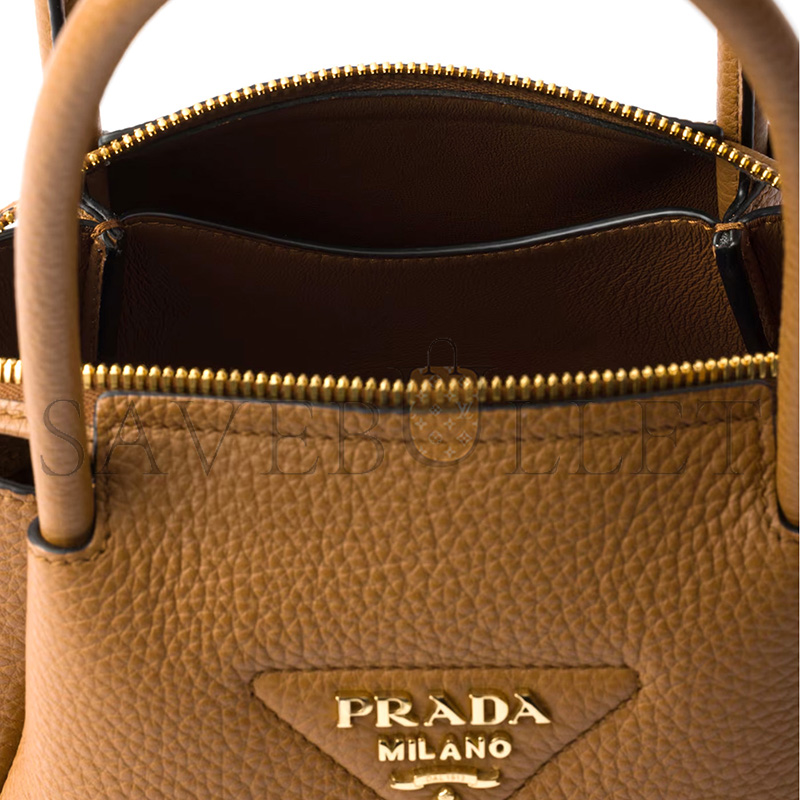 PRADA LEATHER MINI HANDBAG 1BA362 (19.5*18*9cm) PRADA LEATHER MINI HANDBAG 1BA362 (19.5*18*9cm)